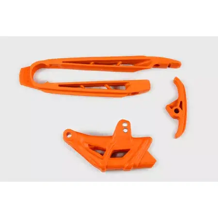 Kettenführung + Schwingenschleifer KTM SX / EXC 2007-2010 orange UFO Schnäppchen