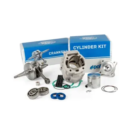 Kit Zylinder + Kurbelwelle Polini Alu Racing 80ccm Derbi Euro 3 / 4 Nur Für Kurze Zeit