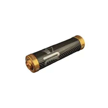Preisreduziert Endschalldämpfer KRM Carbon Hologramm 70-90cc gold