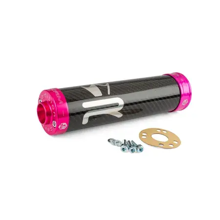 Endschalldämpfer KRM Carbon Hologramm 70-90cc pink Neuheit
