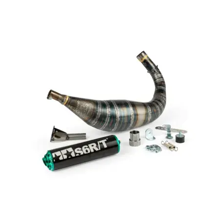 Neu Auspuff Stage6 R/T 90 - 100 AM6 Schwarz / Türkis