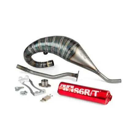 Auspuff Stage6 R/T 70 - 80 high mount Derbi Rot Wochenendangebot