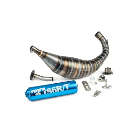 Ausverkauf Auspuff Stage6 R/T 90 - 100 Derbi Blau