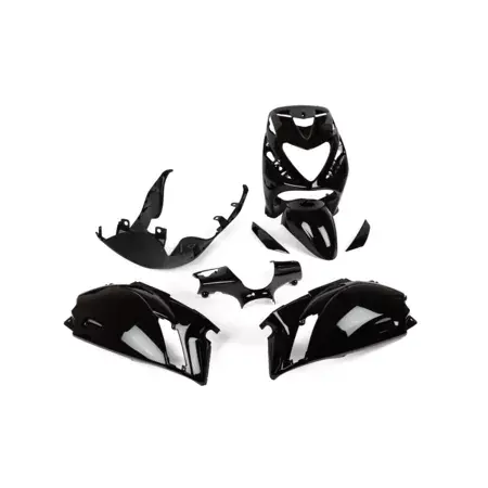 Neu Verkleidungskit STR8 8 Teile schwarz Piaggio Zip SP2