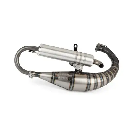 Schneller Versand Auspuff MXS Racing Minarelli stehend mit Straßenzulassung