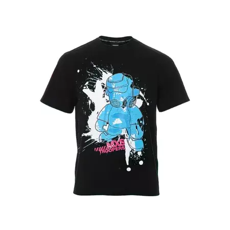 Zertifiziert T-shirt MXS Wear MXS CUSTOM SPLASH schwarz/ cyan