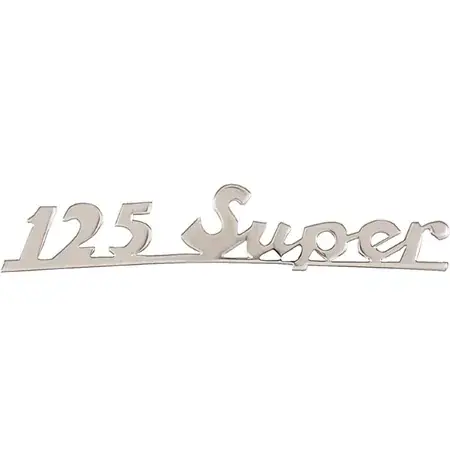 Begrenztes Angebot Emblem Vespa Super 125cc chrom