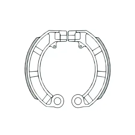 Bremsbacken vorn RMS Vespa PX 125 - 200cc (VNX-VLX-VSX-VLX2-VSX2) Sofort Bestellen