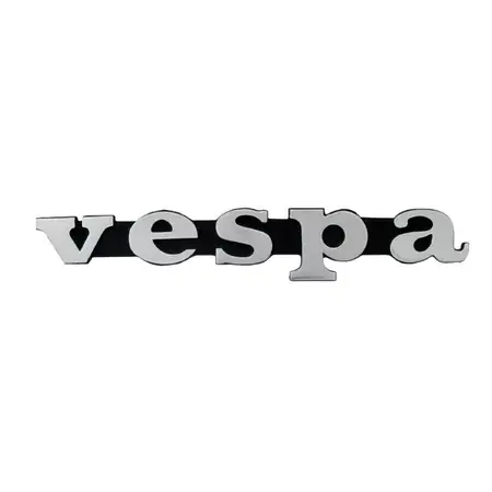Wochenendangebot Emblem Vespa chrom / schwarz