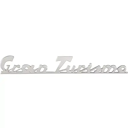 Emblem Vespa Gran Turismo chrom Finale Aktion