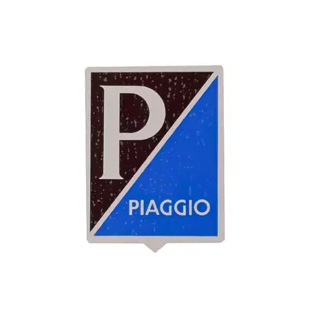 Emblem Piaggio schwarz / blau Mega-Angebot