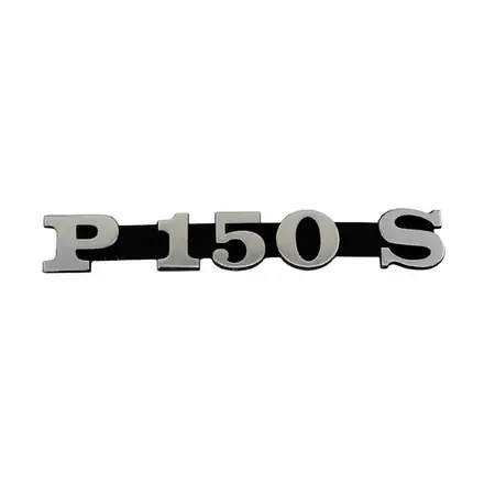 Emblem Vespa P 150 S schwarz / chrom Top-Seller