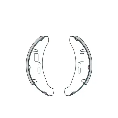 Bremsbacken hinten 170x25mm RMS Vespa Cosa 125 - 200 Jetzt Bestellen