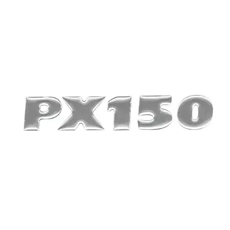 Sichere Zahlung Emblem Vespa PX150 chrom