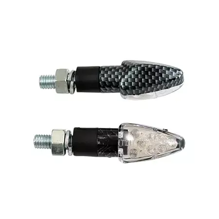 Saisonangebot Blinker LED karbon / transparent