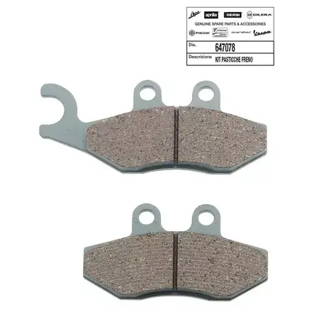 Sonderangebot Bremsbeläge Piaggio / Gilera / Vespa
