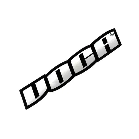 Aufkleber Endschalldämpfer Voca 10x2cm chrome Sale