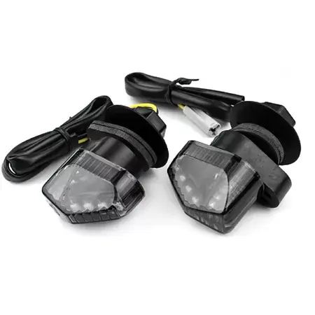 Ausverkauf Blinker LED Crispy schwarz Piaggio MP3 400 / 500cc