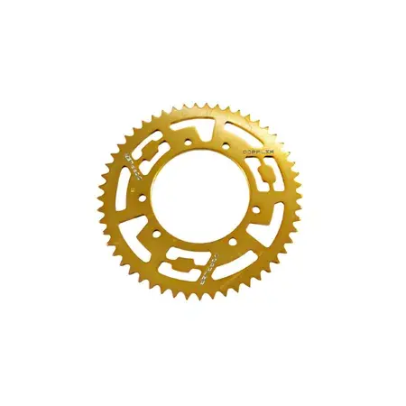 Kettenrad 53Z / 420 Doppler Alu CNC gold Senda / MRT / DT50 Highlight