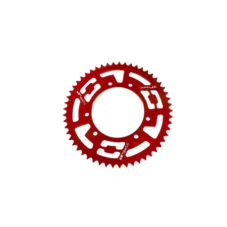 Kettenrad 53Z / 420 Doppler Alu CNC rot Senda / MRT / DT50 Neue Kollektion