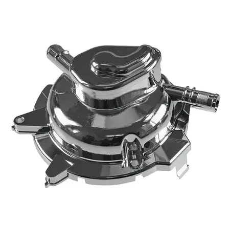 Echt Wasserpumpendeckel chrom inkl. Wasserpumpe Peugeot stehend LC