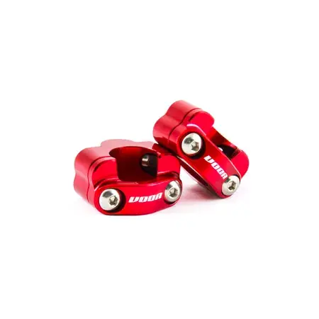 Begrenztes Angebot Lenkerklemmen Voca Racing 28mm CNC rot