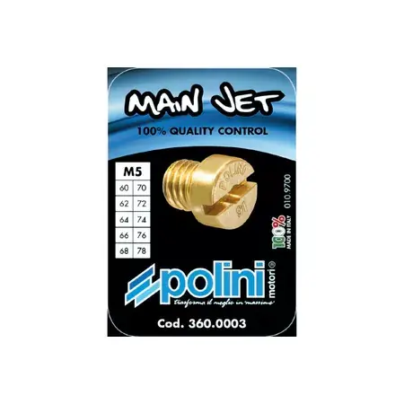 Beliebt Hauptdüsenset Dellorto 5mm Polini