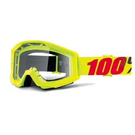Schneller Versand Crossbrille 100% Strata Mercury durchsichtig