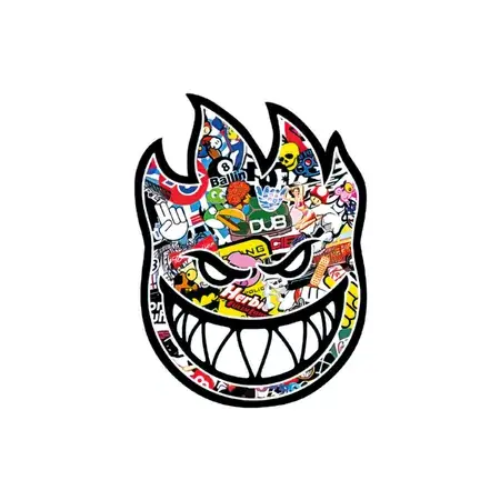 Aufkleber Fire Face Sticker Bomb Angebot