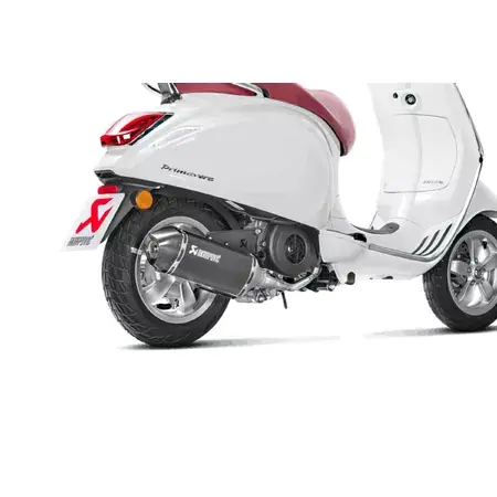 Auspuff Akrapovic Slip-on Line (CE) für Vespa Primavera/Sprint / Piaggio Liberty iGET i.e. 3V 125-150cc Garantierte Lieferung