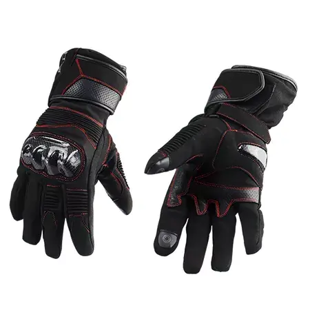 Finale Aktion Winterhandschuhe Trendy Ripon schwarz / rot