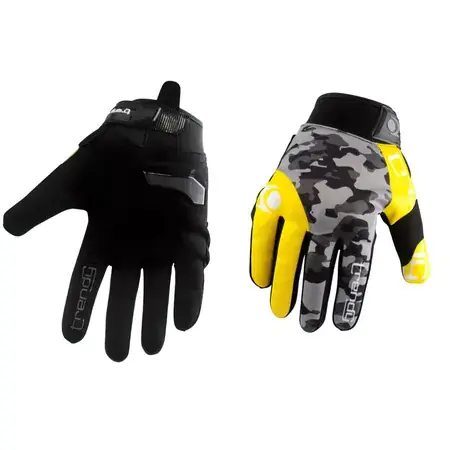 Sommerhandschuhe Trendy Goias Camo grau / gelb Zertifiziert