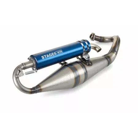 Beliebt Auspuff Stage6 Pro Replica MK2 Blau Piaggio