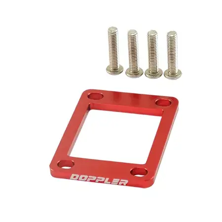 Membranblockspacer Doppler 5mm rot Derbi / Minarelli AM6 Begrenztes Angebot