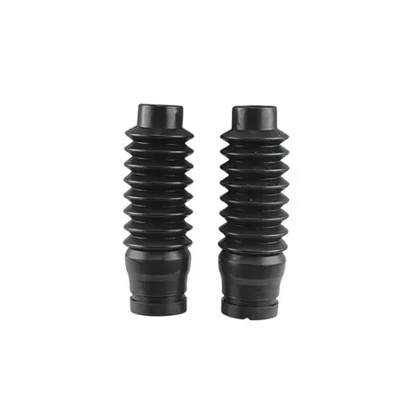 Markenware Faltenbalg Gabel Mofa schwarz D.30mm L.170mm (x2)