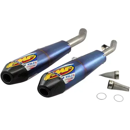 Endschalldämpfer FMF Factory 4.1 titan / Alu (Paar) CRF 450 Garantierte Lieferung
