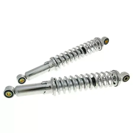 Sonderaktion Stoßdämpfer 340mm chrom Puch Maxi / Condor (x2)