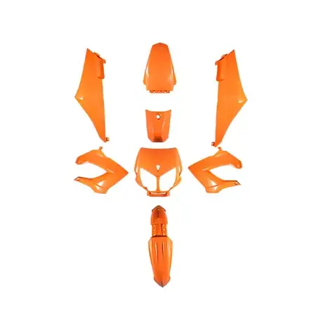 Verkleidungskit 8 Teile orange Derbi DRD Racing 2006 - 2011 Sonderaktion