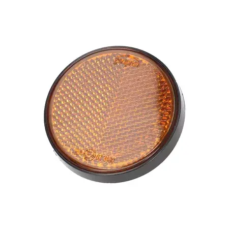 Preiswert Reflektor rund orange Schraubbefestigung d.55mm