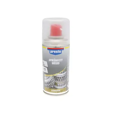 Rabatt Sprühfett Presto weiß 150ml