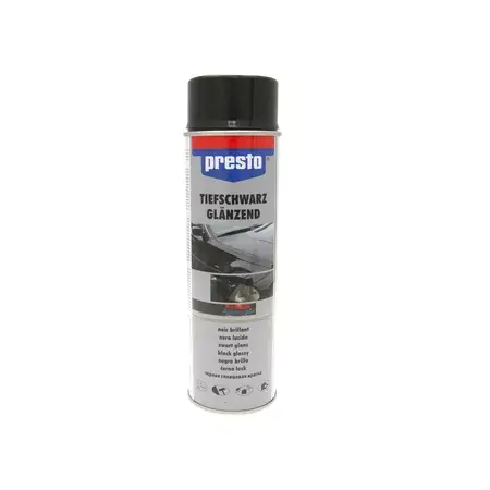 Neue Ware Rallye-Spray Presto schwarz glänzend 500ml