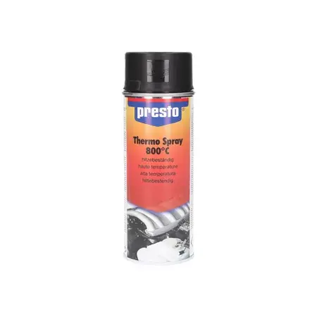 Bestseller Thermo-Lackspray Presto schwarz matt 800°C 400ml