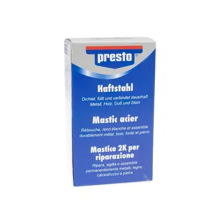 Neue Kollektion Haftstahl / Flüssigmetall Presto 2K 125g