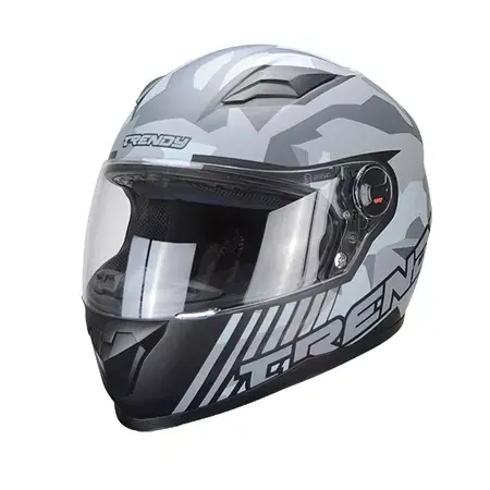 Integralhelm Trendy T-503 Furya grau / schwarz matt Knallerangebot