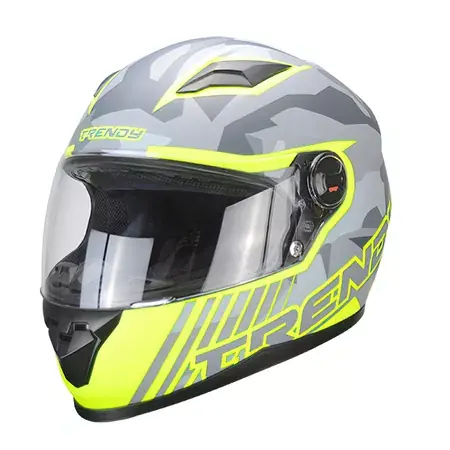 Nur Heute Integralhelm Trendy T-503 Furya grau / gelb matt