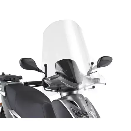 Windschild Givi 55x64cm flach Kymco Agility City Versand Am Gleichen Tag