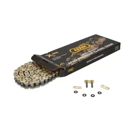 Kette AFAM XS-Ring verstärkt gold 428 XMR-G 124 Glieder Abverkauf