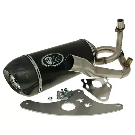 Neue Ware Auspuff Turbo Kit GMax Carbon H2 Vespa S 125-150cc 4T