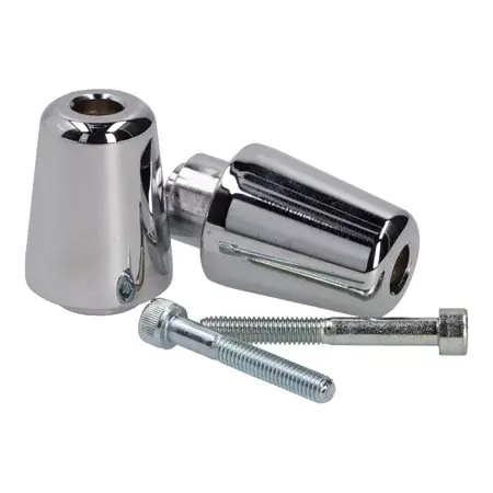 Lenkerendengewichte Buzzetti chrom Vespa Primavera / Sprint / 50 / 125 / 150 Billig
