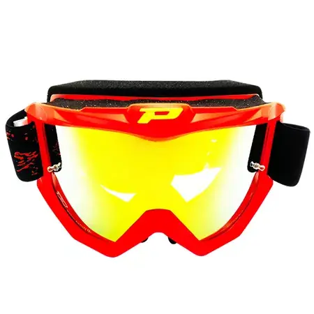 Top-Angebot Crossbrille ProGrip 3204 FL verspiegelt neon-Rot